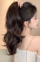 Load image into Gallery viewer, INSTOCK ★3 COLORS★ 50CM Korean Wavy / Curly Long Natural Clip On Ponytail Hair Extensions
