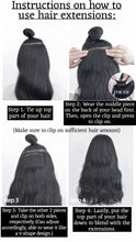 Load image into Gallery viewer, INSTOCK ★4 COLORS★ 45/55/65cm Thick 3 Separate pieces Curly Wavy Long Hair Extensions Clip On