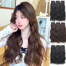Load image into Gallery viewer, INSTOCK ★4 COLORS★ 55cm Thick 3 Separate pieces Curly Wavy Long Hair Extensions Clip On