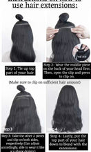 Load image into Gallery viewer, INSTOCK ★4 COLORS★ 55cm Thick 3 Separate pieces Curly Wavy Long Hair Extensions Clip On