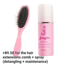 Load image into Gallery viewer, INSTOCK ★BLACK★ 45CM Korean Curly Wavy Long Hair Extensions Clip On