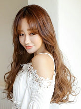 Load image into Gallery viewer, INSTOCK ★DARK BROWN★ 60cm Korean Natural Big Wavy / Curly Long V-Shape Hair Extensions Clip-on