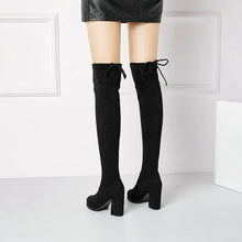 Load image into Gallery viewer, INSTOCK Korean Suede Leather Over The Knee Length High Slimming Effect Boots