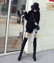 Load image into Gallery viewer, INSTOCK Korean Suede Leather Over The Knee Length High Slimming Effect Boots