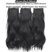 Load image into Gallery viewer, INSTOCK ★4 COLORS★ 45cm Thick 3 Separate pieces Curly Wavy Long Hair Extensions Clip On