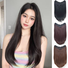 Load image into Gallery viewer, INSTOCK ★4 COLORS★ 55cm 1 Piece Straight C-Curl Long Hair Extensions Clip On