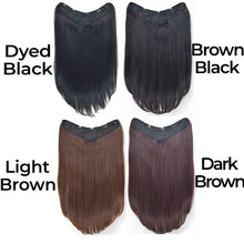 Load image into Gallery viewer, INSTOCK ★4 COLORS★ 55cm 1 Piece Straight C-Curl Long Hair Extensions Clip On