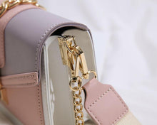 Load image into Gallery viewer, INSTOCK Korean PU Purple Pink White 2 Strap Sling Bag Elegant Chic