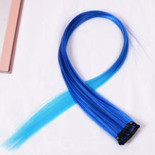 Load image into Gallery viewer, INSTOCK Korean Multi-Colors/Gradient Straight  Clip On Pastel Hair Extensions