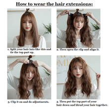 Load image into Gallery viewer, INSTOCK 3 Colors Korean Teddy Bear Curls Clip On Hair Extensions