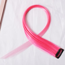 Load image into Gallery viewer, INSTOCK Korean Multi-Colors/Gradient Straight  Clip On Pastel Hair Extensions