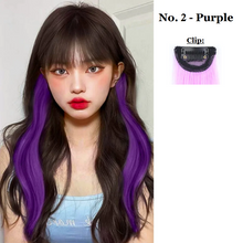 Load image into Gallery viewer, INSTOCK ★14 COLORS★ Korean Wavy/Curly Multi-Colors Clip-On Pastel Hair Extension