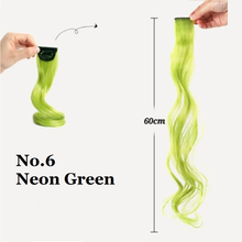 Load image into Gallery viewer, INSTOCK ★14 COLORS★ Korean Wavy/Curly Multi-Colors Clip-On Pastel Hair Extension