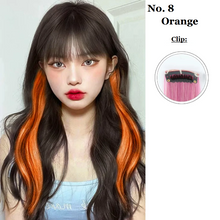 Load image into Gallery viewer, INSTOCK ★14 COLORS★ Korean Wavy/Curly Multi-Colors Clip-On Pastel Hair Extension