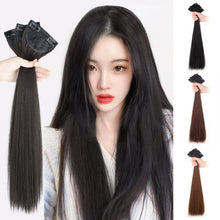 Load image into Gallery viewer, INSTOCK Korean ★4 COLORS ★ (50CM/60CM) 3-piece Straight Long Thick Hair Extensions Clip On