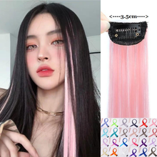 Load image into Gallery viewer, INSTOCK Korean Multi-Colors/Gradient Straight  Clip On Pastel Hair Extensions