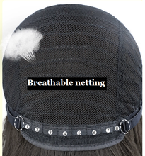 Load image into Gallery viewer, INSTOCK Korean 55cm Straight Wig Airy Bangs Long Hair Natural Black/Brown Adjustable/Breathable