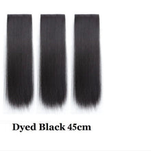 Load image into Gallery viewer, INSTOCK ★4 COLORS★ 45CM Korean 3-piece Big Straight Long Hair Extensions Clip On