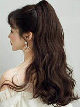Load image into Gallery viewer, INSTOCK Korean 3 Colors Wavy/Curly Natural Long Clip On Ponytail Hair Extensions