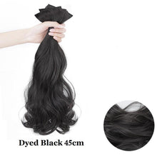 Load image into Gallery viewer, INSTOCK ★4 COLORS★ 45CM Korean 3-piece Big Curly Wavy Long Hair Extensions Clip On