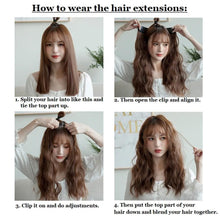 Load image into Gallery viewer, INSTOCK Korean ★4 COLORS ★ (50CM/60CM) 3-piece Straight Long Thick Hair Extensions Clip On