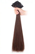Load image into Gallery viewer, INSTOCK Korean ★4 COLORS ★ (50CM/60CM) 3-piece Straight Long Thick Hair Extensions Clip On