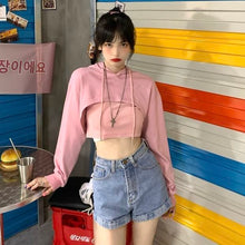 Load image into Gallery viewer, INSTOCK ★2 COLORS★ Korean Oversize Hoodie Outer Long Sleeve Top