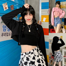 Load image into Gallery viewer, INSTOCK ★2 COLORS★ Korean Oversize Hoodie Outer Long Sleeve Top