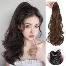 Load image into Gallery viewer, INSTOCK ★Light Brown★Korean 50cm Wavy / Curly Long Natural Clip On Ponytail Hair Extension