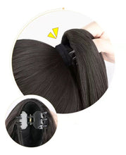 Load image into Gallery viewer, INSTOCK ★3 COLORS★ 45CM Korean Ponytail Hair Extensions Wavy / Curly Long Natural Clip On