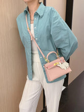 Load image into Gallery viewer, INSTOCK Korean Sweet Pink PU Leather Small Sling Bag