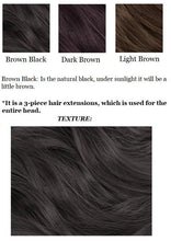 Load image into Gallery viewer, INSTOCK ★4 COLORS★ 45CM Korean 3-piece Big Curly Wavy Long Hair Extensions Clip On
