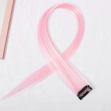 Load image into Gallery viewer, INSTOCK Korean Multi-Colors/Gradient Straight  Clip On Pastel Hair Extensions