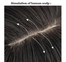 Load image into Gallery viewer, INSTOCK Korean 55cm Straight Wig Airy Bangs Long Hair Natural Black/Brown Adjustable/Breathable