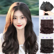 Load image into Gallery viewer, INSTOCK ★2 COLORS★ 45CM Korean 3-piece Big Curly Wavy Long Hair Extensions Clip On
