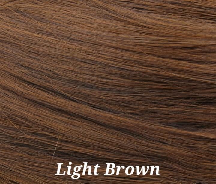 INSTOCK ★3 COLORS★ Korean 60cm Straight Clip On Grip Ponytail Natural Looking Hair Extensions