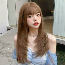 Load image into Gallery viewer, INSTOCK ★3 COLORS★ Korean Layered Long Airy Bangs Wig [Adjustable/Breathable]
