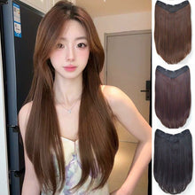 Load image into Gallery viewer, INSTOCK ★4 COLORS★ 55cm 1 Piece Straight C-Curl Long Hair Extensions Clip On
