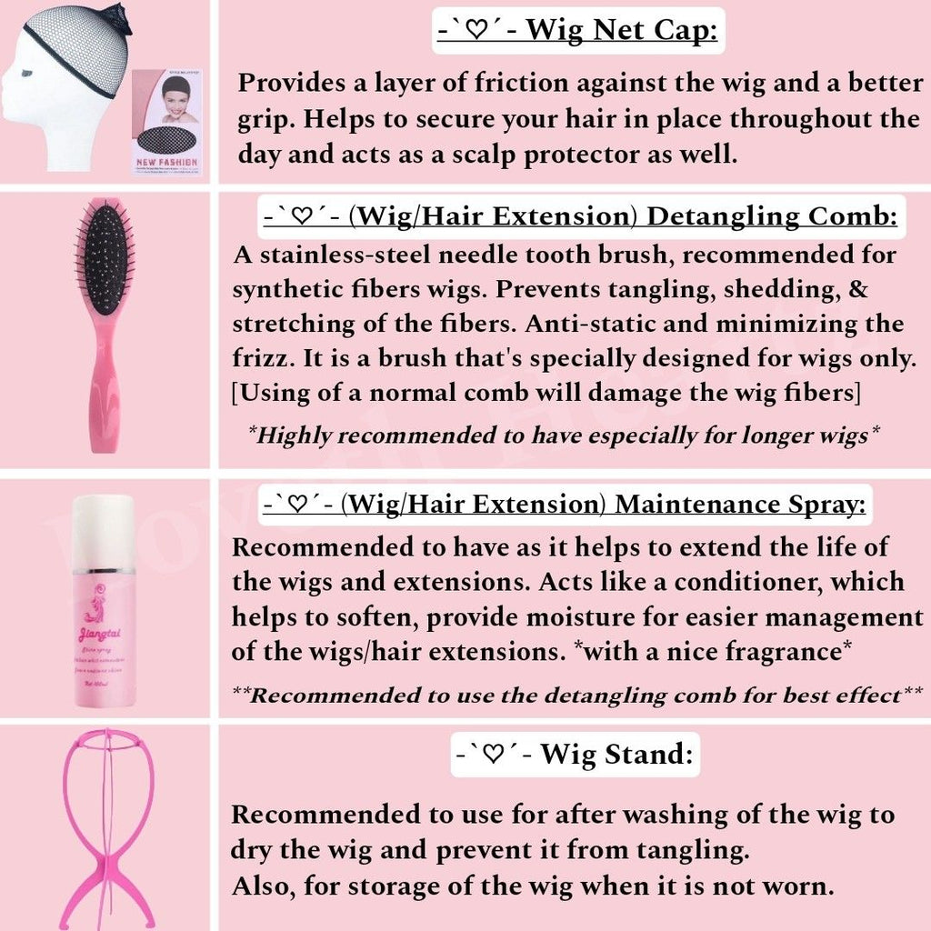 INSTOCK Wig Care Products (Net Cap, Comb, Spray & Stand)