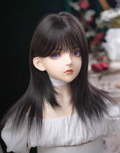 Load image into Gallery viewer, INSTOCK ★BLACK★ Korean Layered Mid Length Airy Bangs Hair Wig [Adjustable/Breathable]
