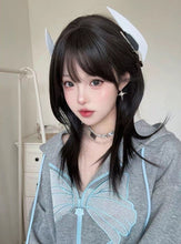 Load image into Gallery viewer, INSTOCK ★BLACK★ Korean Layered Mid Length Airy Bangs Hair Wig [Adjustable/Breathable]

