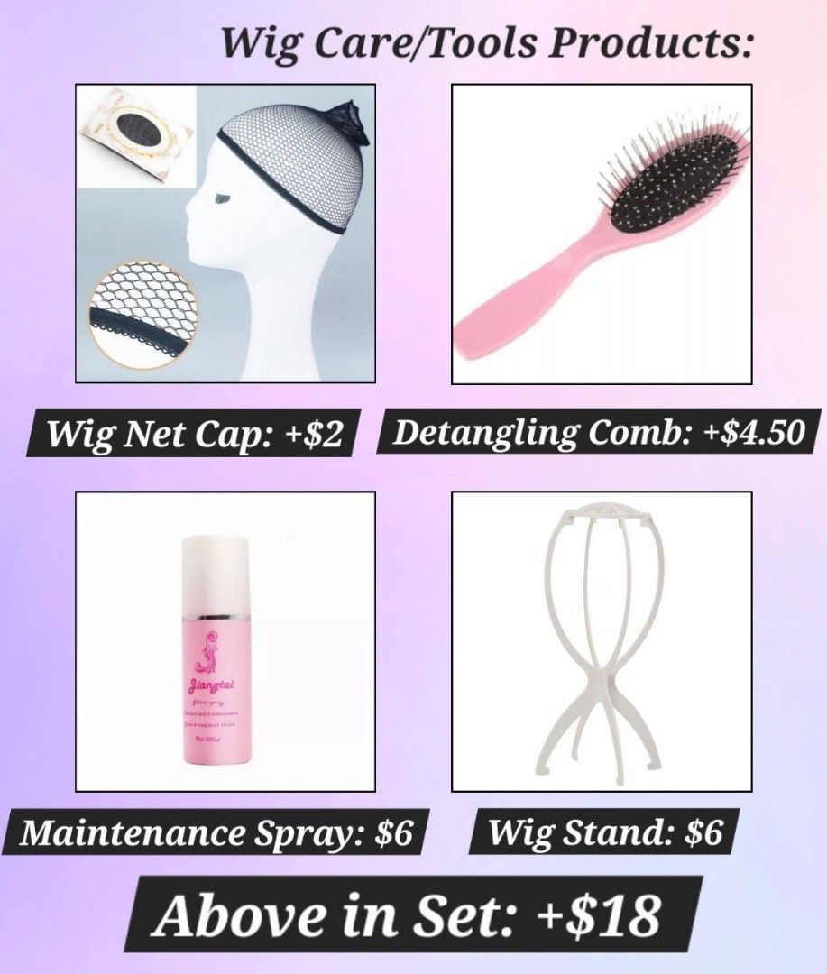 INSTOCK ★RED★ Korean Layered Straight Airy Bangs Long Hair Wig Cosplay [Adjustable/Breathable]