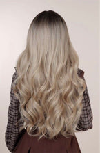 Load image into Gallery viewer, INSTOCK ★BLONDE★ Korean Wavy Curly Mid Parting Long Hair Wig [Adjustable/Breathable]
