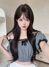 Load image into Gallery viewer, INSTOCK ★BROWN BLACK★ Korean Side Parting / Bangs Wavy Long Hair Wig [Adjustable/Breathable]
