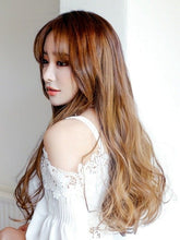 Load image into Gallery viewer, INSTOCK ★DARK BROWN★ 60cm Korean Natural Big Wavy / Curly Long V-Shape Hair Extensions Clip-on
