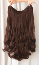 Load image into Gallery viewer, INSTOCK ★DARK BROWN★ 60cm Korean Natural Big Wavy / Curly Long V-Shape Hair Extensions Clip-on
