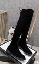 Load image into Gallery viewer, INSTOCK ★SIZE 40★ 3CM Korean Style Suede Soft Heel Over The Knee Length Slimming Effect Boots Shoe [+Anti-Slip Feature]
