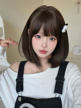 Load image into Gallery viewer, INSTOCK ★COLD BROWN★ Korean Natural Short Length Wig Hair [Adjustable/Breathable]
