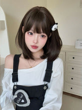 Load image into Gallery viewer, INSTOCK ★COLD BROWN★ Korean Natural Short Length Wig Hair [Adjustable/Breathable]
