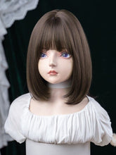 Load image into Gallery viewer, INSTOCK ★COLD BROWN★ Korean Natural Short Length Wig Hair [Adjustable/Breathable]
